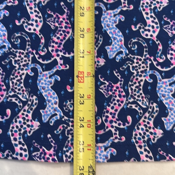 Lilly Pulitzer Cody Swing Dress Oyster Bay Navy on the Catwalk EUC XL. - Picture 8 of 8